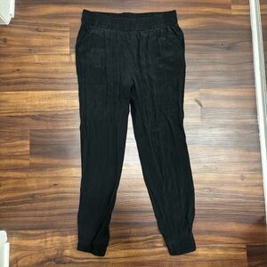 Emerson Thorpe Sz Medium Silk Blend Black Jogger Pants Business Casual Office